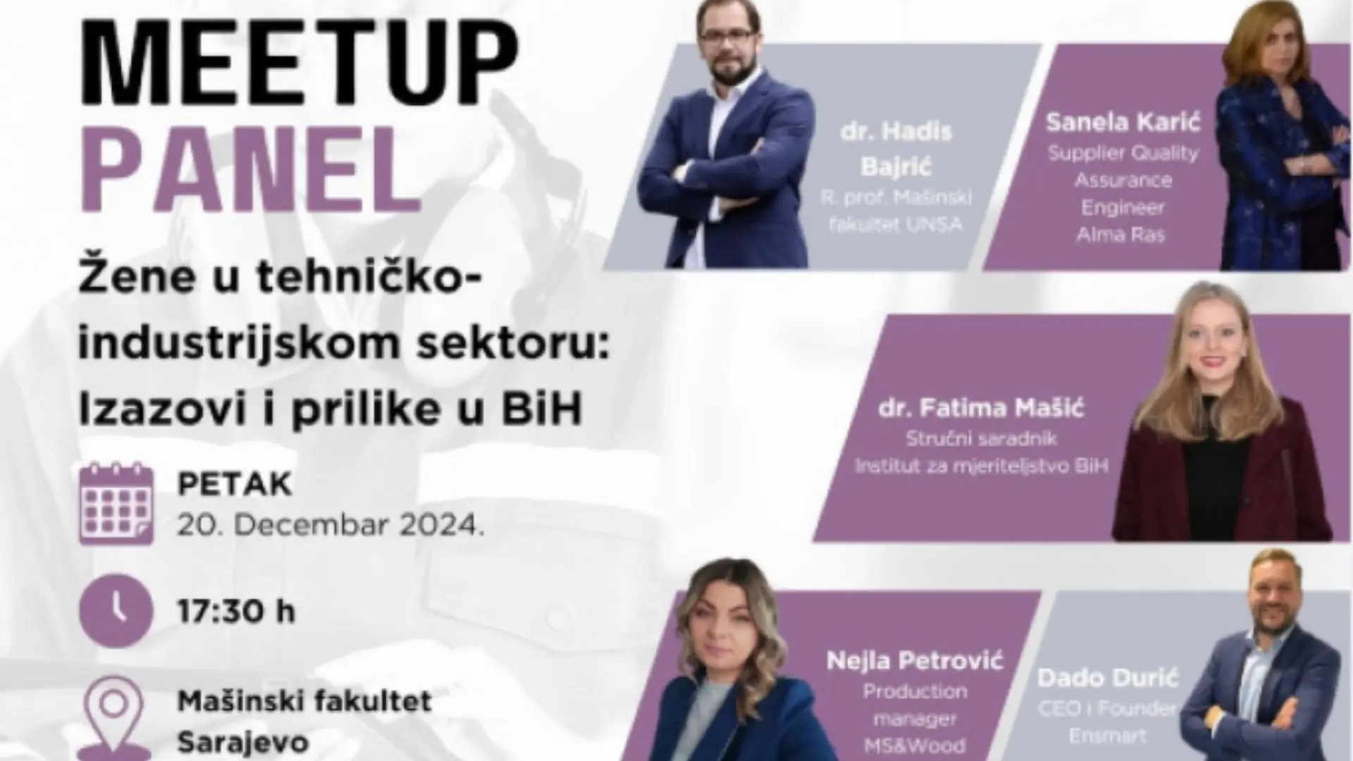 BIWA Elevate MeetUp panel: „Žene u tehničko-industrijskom sektoru – Izazovi i prilike u BiH“