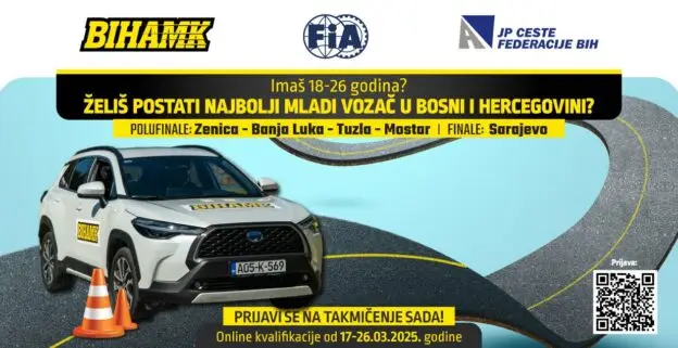 Postani najbolji mladi vozač u BiH za 2025. godinu!