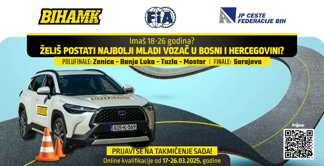 Postani najbolji mladi vozač u BiH za 2025. godinu!