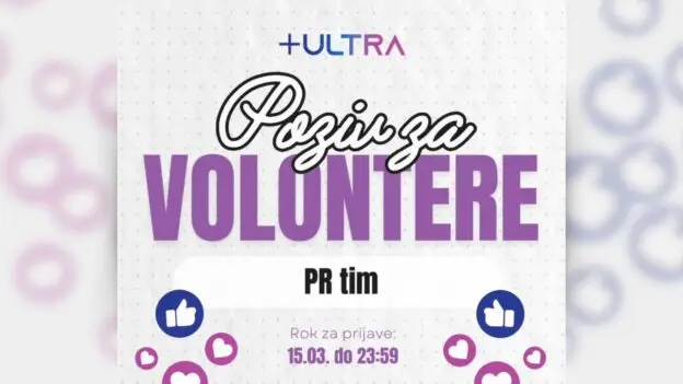 ultra poziv za volontere
